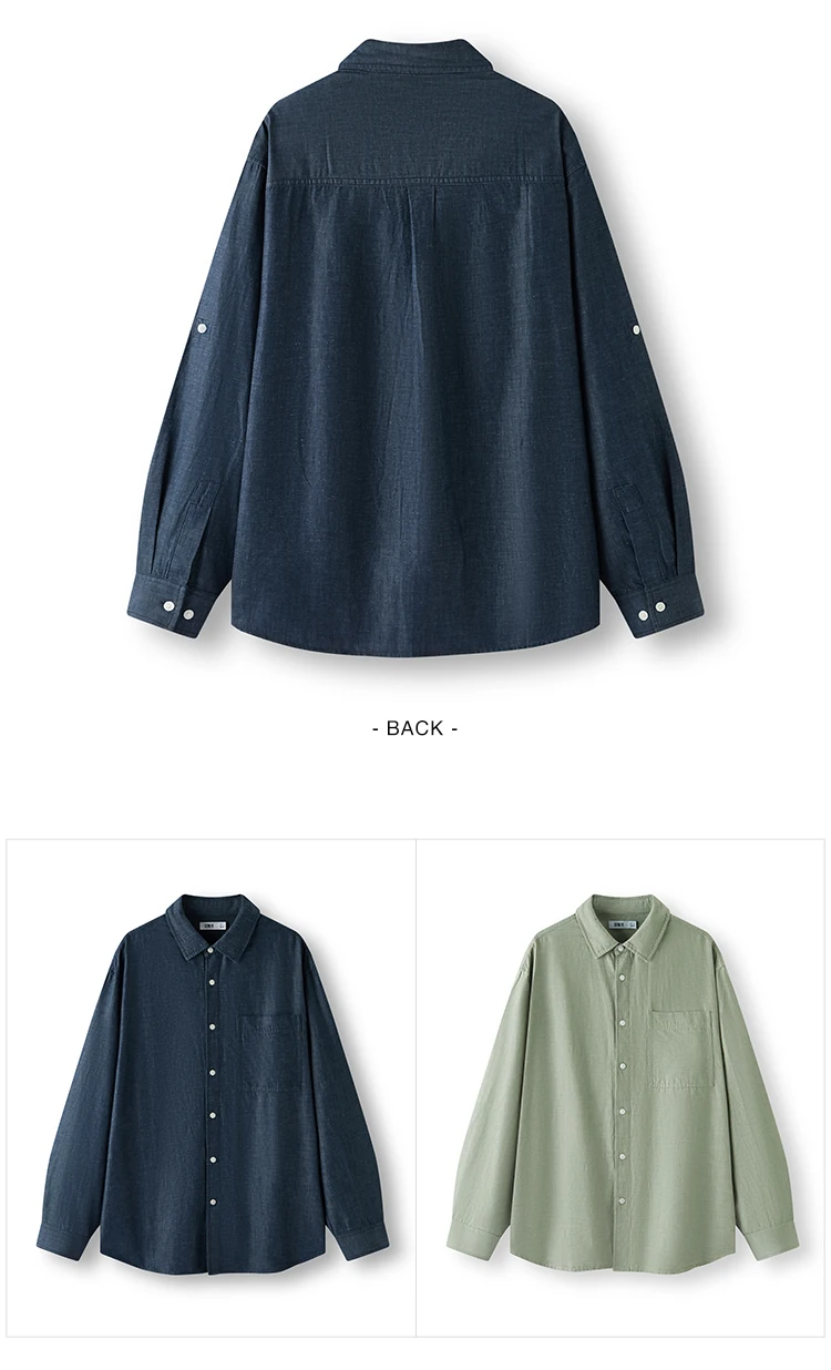 Semir Long Sleeve Shirt Men Cotton and Linen Shirt Coat 2025 New Summer Style Top for Commuting and Leisure