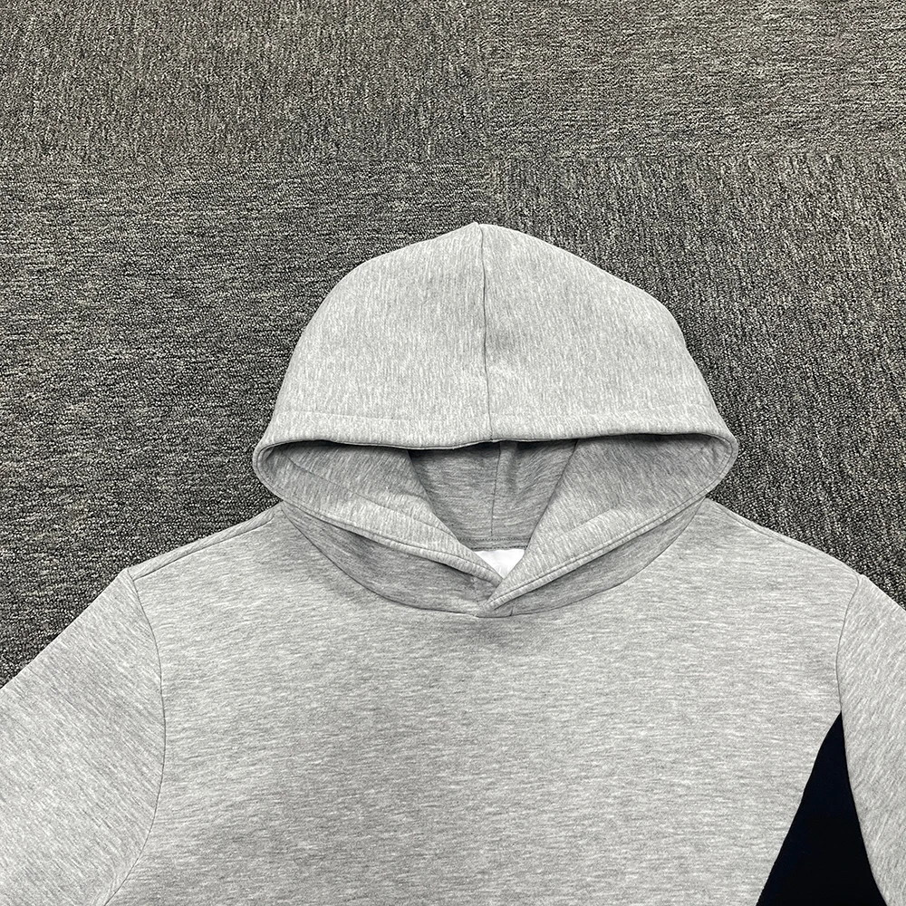 SY-116 Jogging Streetwear Hoodies Trousers Set Tracksuit Men Clothing Y2k Cotton Sweatshirts Tops Pants Mens Clothes Black