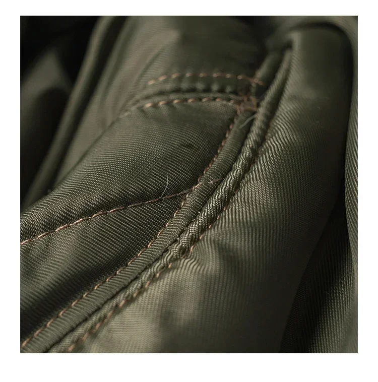 Men Vintage 1955 USAF MA-1 Pilot Bomber Jacket Military Windproof Coat Spring Winter Retro Outerwear for Daily Riding heavy weig