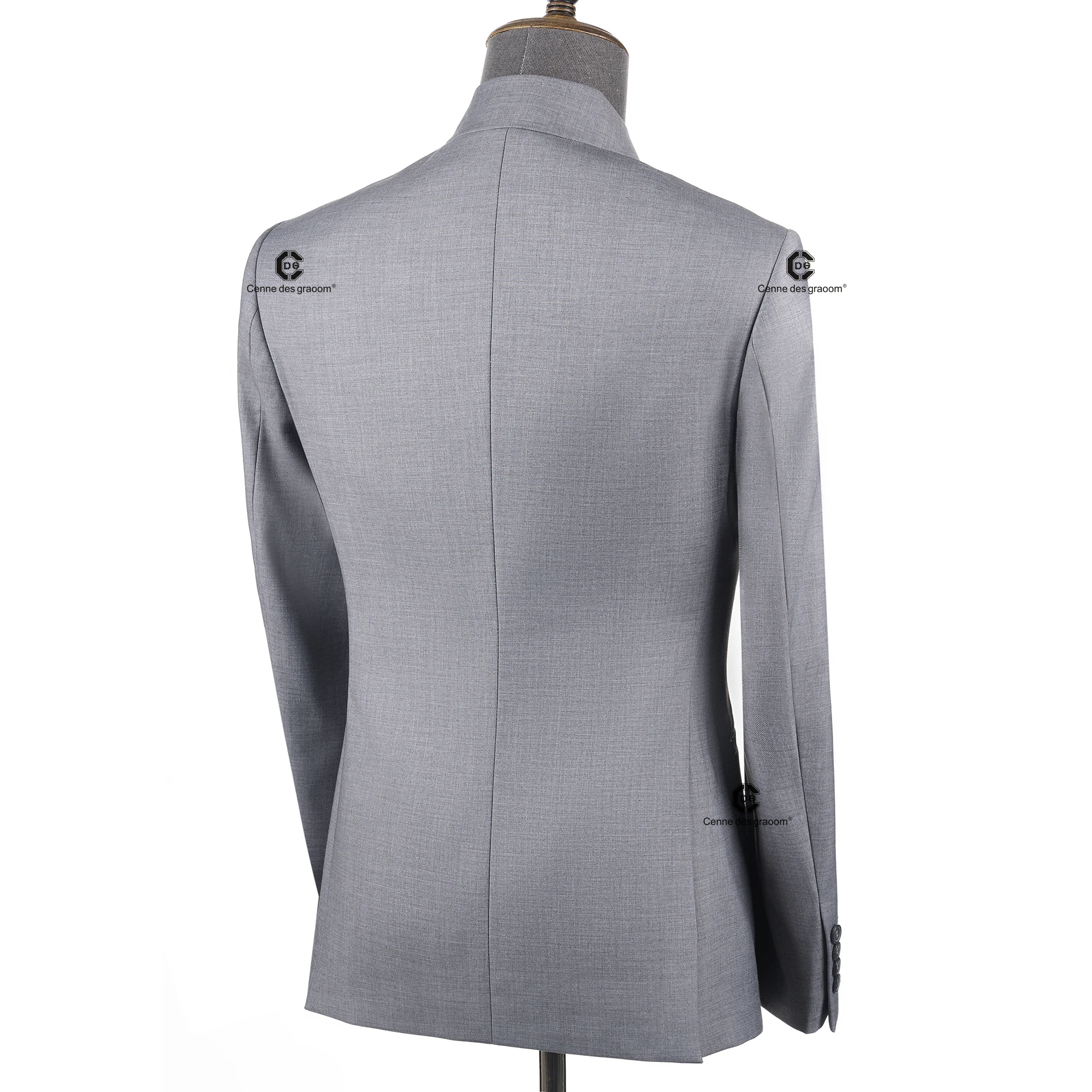 Cenne Des Graoom 2026 Mandarin Collar Suit Traditional Chinese Tunic Clothing Jacket Pants Formal Casual Official Daily Wear