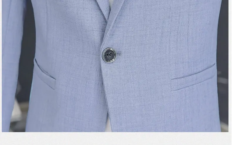 Blazer Men's Fashion Business Gentleman Groom Professional Gentleman Form-fitting Versatile Casual Formal Wear High-end Blazer