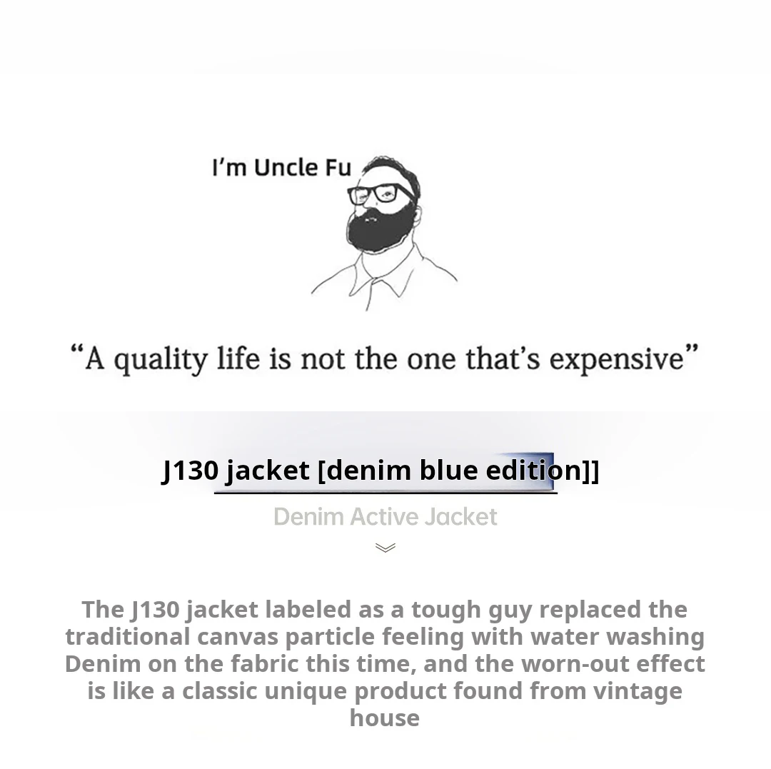 Maden Vintage J130 Heavyweight Hooded Jacket Canvas Classic Short Zip Front Solid Color Outerwear for Men Autumn Streetwear Coat
