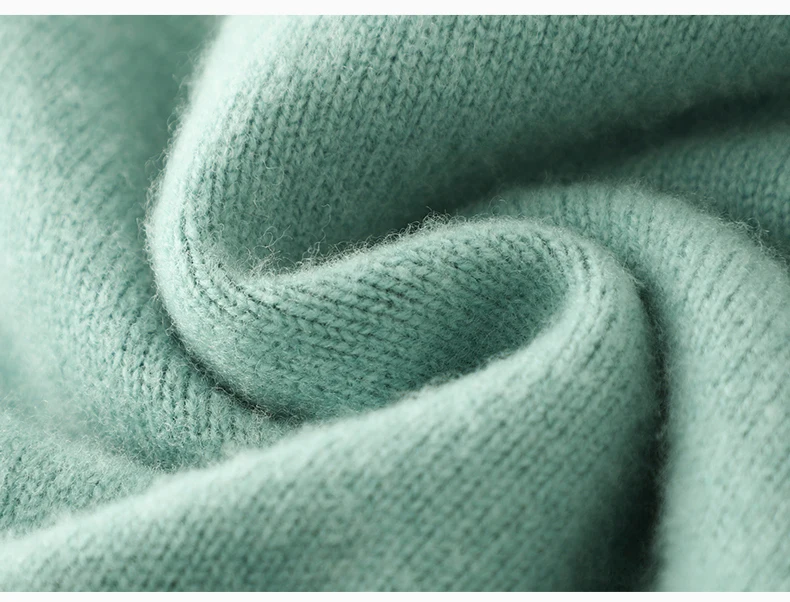 Men's 100% Pure Wool Cashmere Sweater O-Neck Pullover Knit Sweater Autumn and Winter New Long Sleeve High-End Jumpers Thick Tops
