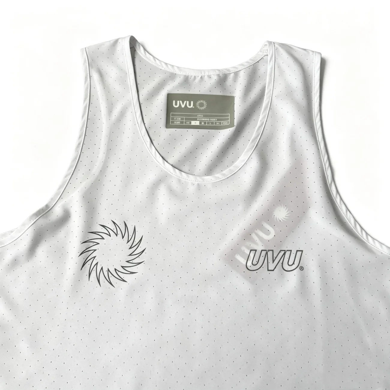 UVU printing sports fitness marathon racing mesh breathable quick-drying sleeveless vest