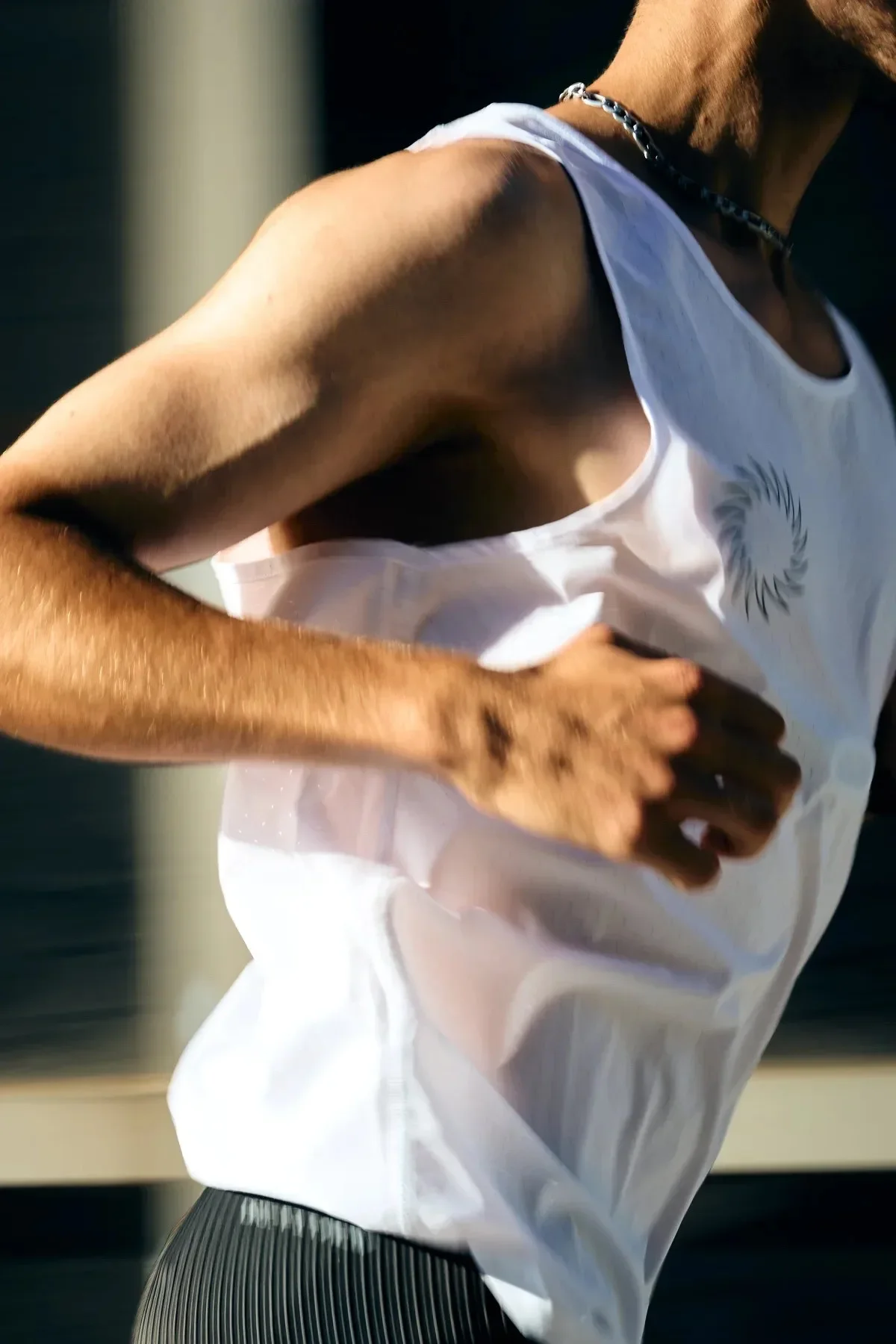 UVU printing sports fitness marathon racing mesh breathable quick-drying sleeveless vest