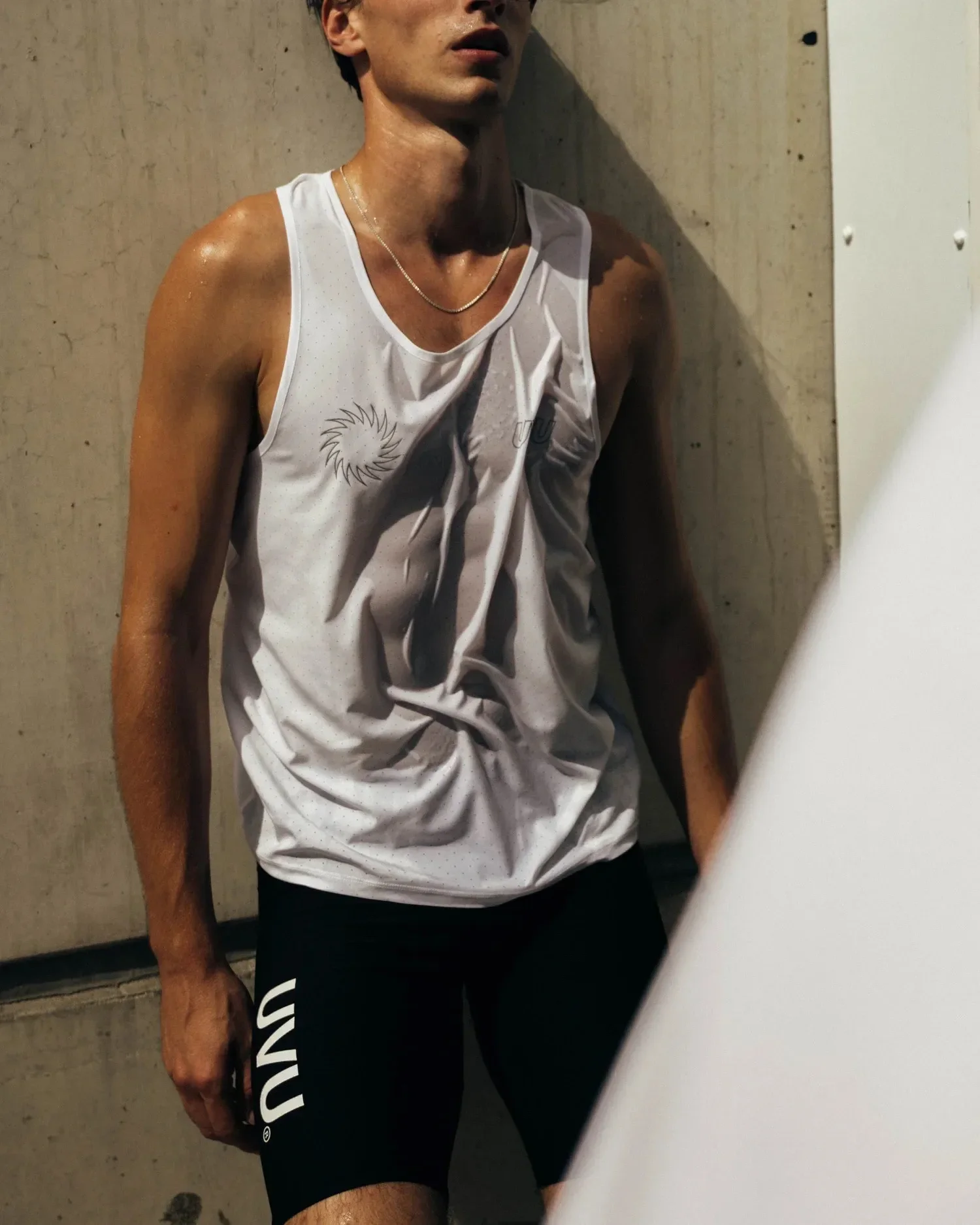 UVU printing sports fitness marathon racing mesh breathable quick-drying sleeveless vest