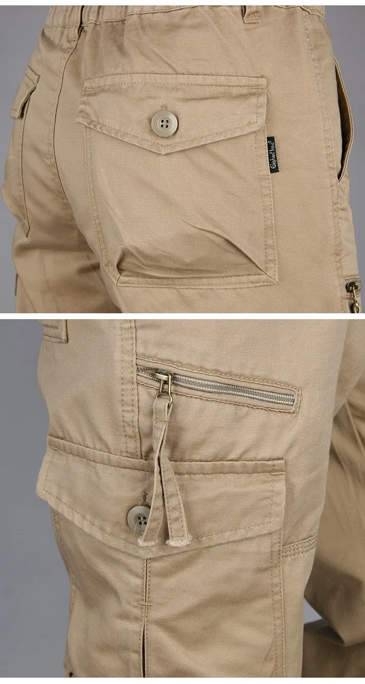 ICPANS Tactical Pants Men Military Army Black Cotton ix9 Zipper Streetwear Autumn Winter Cargo Pants Men military style Trousers