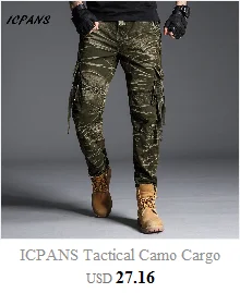ICPANS Tactical Pants Men Military Army Black Cotton ix9 Zipper Streetwear Autumn Winter Cargo Pants Men military style Trousers