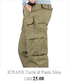 ICPANS Tactical Pants Men Military Army Black Cotton ix9 Zipper Streetwear Autumn Winter Cargo Pants Men military style Trousers