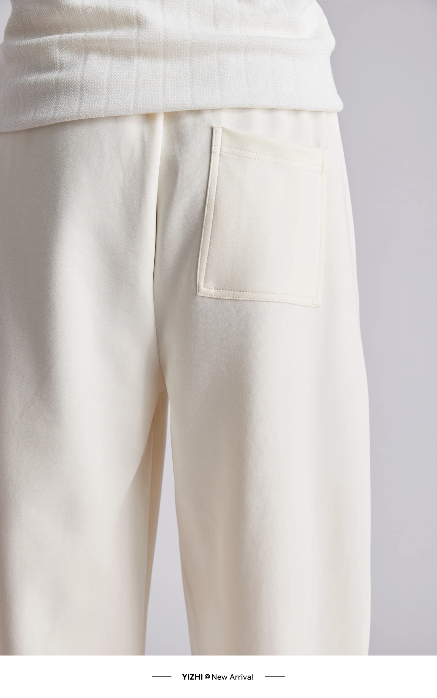 Men 260GSM Mamba Cotton Jogger Pants Summer Color Block Elastic Waist Japanese Style Loose Wide Leg Soft Casual Sports Trousers
