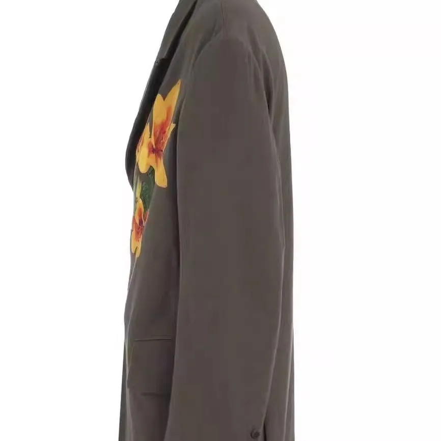 FANDISHI Men's Casual Printed Suiting Fabric Soft Comfortable Lightweight Ideal for Business Casual Occasions