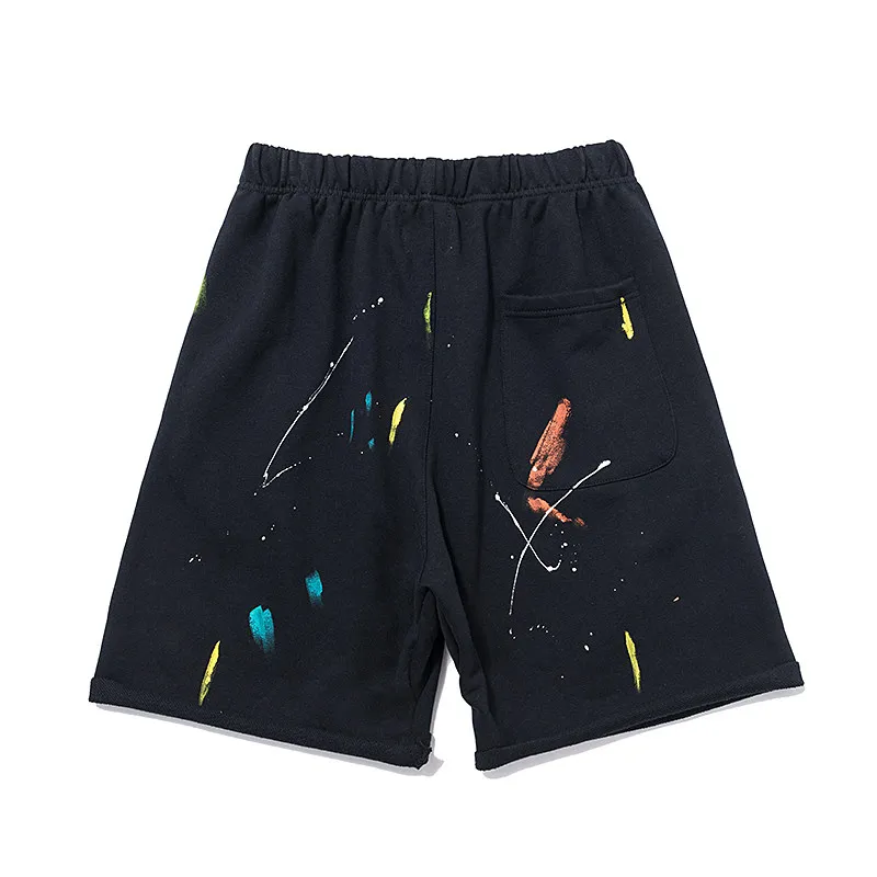 Gallery Dept Graffiti Shorts Street Loose Casual Sweatpants