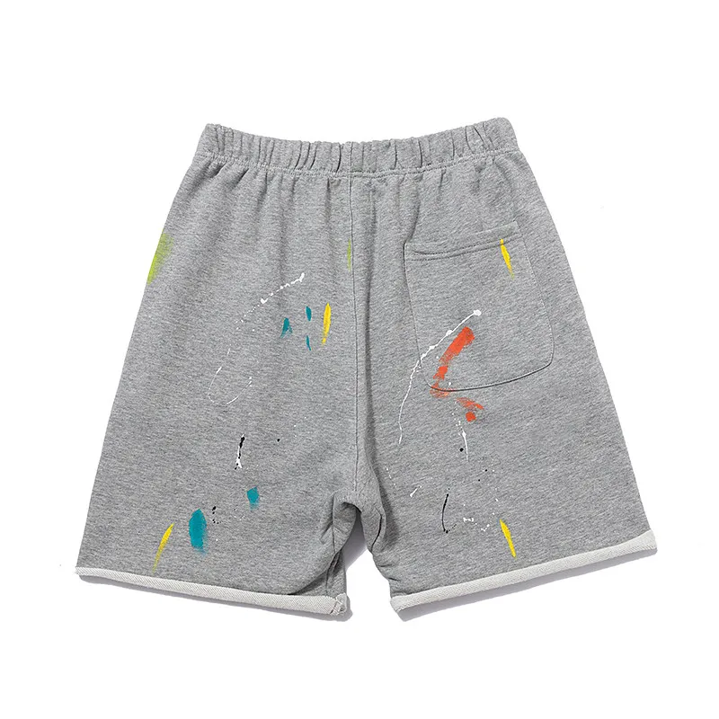Gallery Dept Graffiti Shorts Street Loose Casual Sweatpants