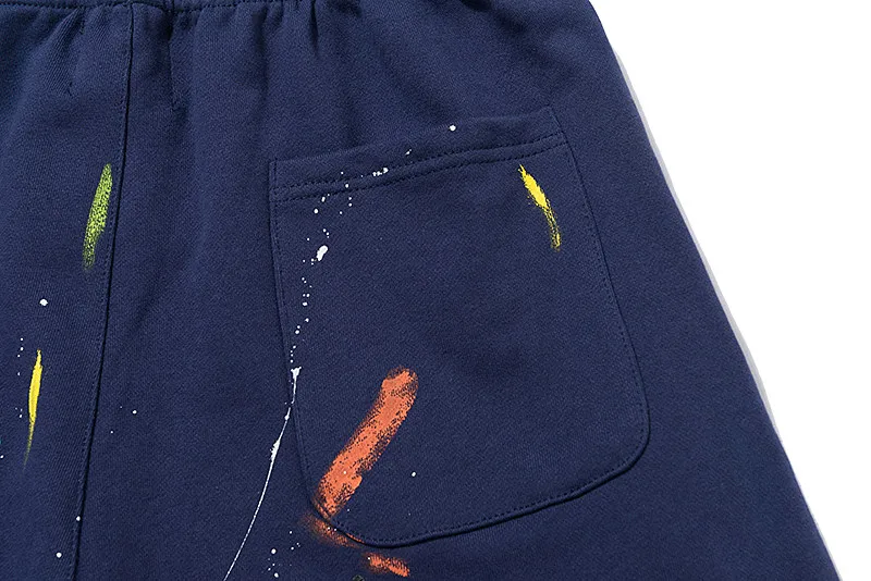 Gallery Dept Graffiti Shorts Street Loose Casual Sweatpants