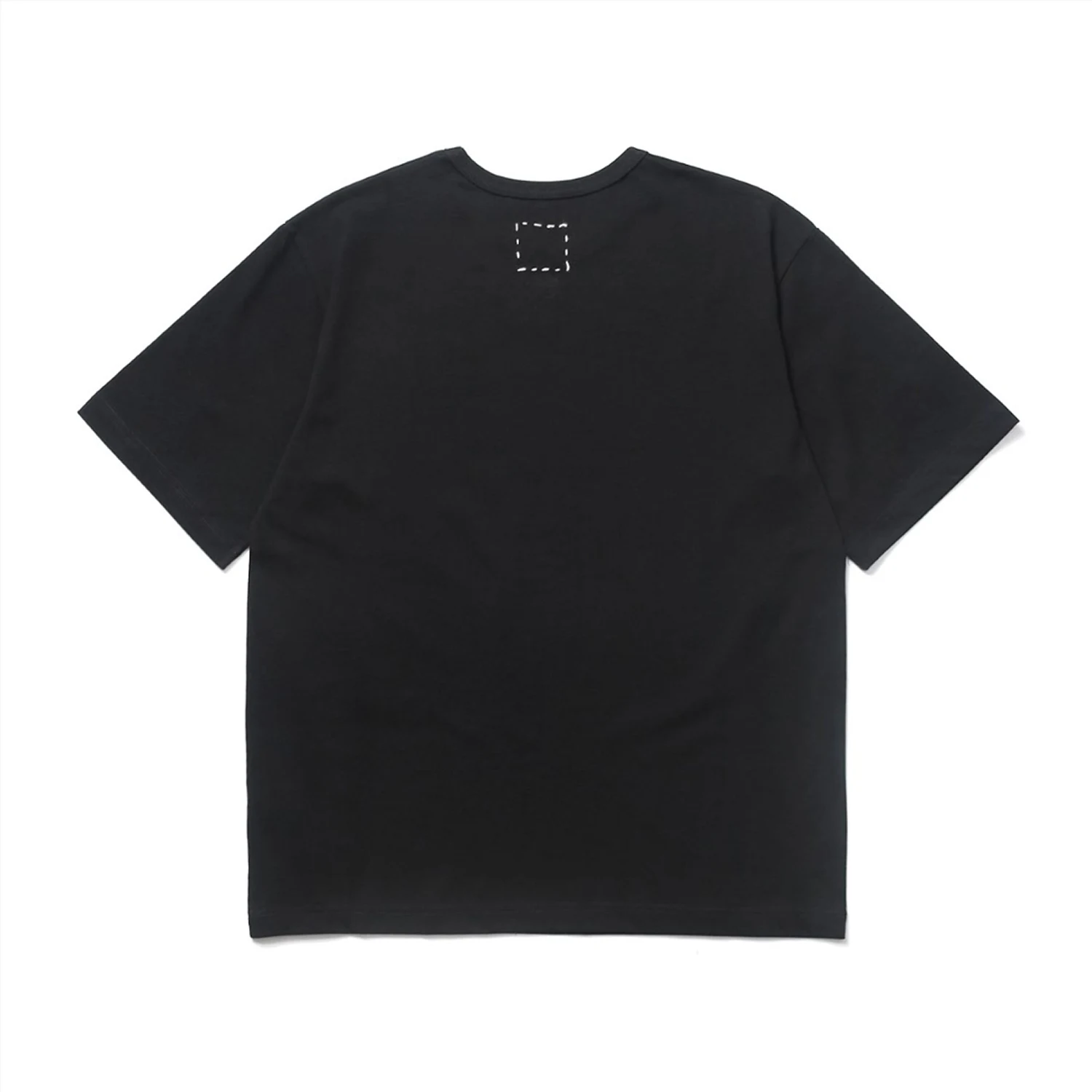 VISVIM Dog Digit 89 Print T Shirt Collar Stitch Box Label Tee Men Women High Quality Loose Short Sleeve Office Commuter Tops Tee