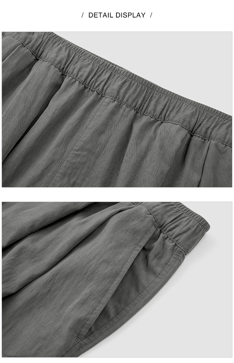 Semir Men Pants Casual Micro Wrinkle A Line Loose Drape Comfort Tall Slim Fit Wide Leg 2026 Summer Fashion Top