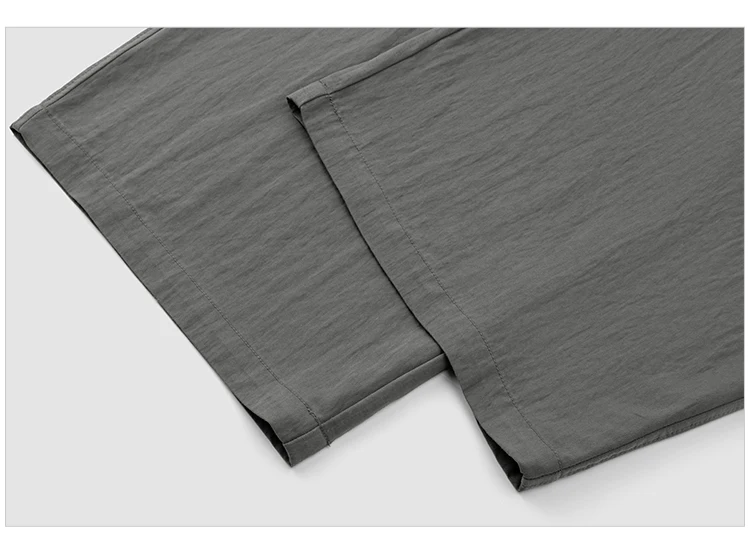 Semir Men Pants Casual Micro Wrinkle A Line Loose Drape Comfort Tall Slim Fit Wide Leg 2026 Summer Fashion Top