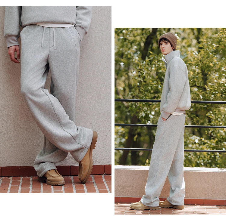 Semir Casual Sweatpants Men 2025 Autumn New Sports Knit Pants Versatile Loose Straight Leg Unisex Men's & Women's Clothing