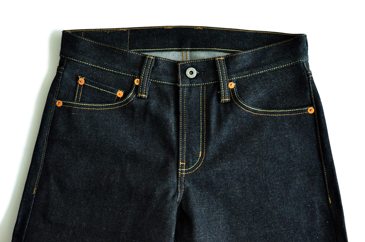 Saucezhan 316XX-18OZ Mens Jeans Selvedge Denim Jeans Raw Denim Straight Thick Autumn and Winter Vintage Jeans Pants