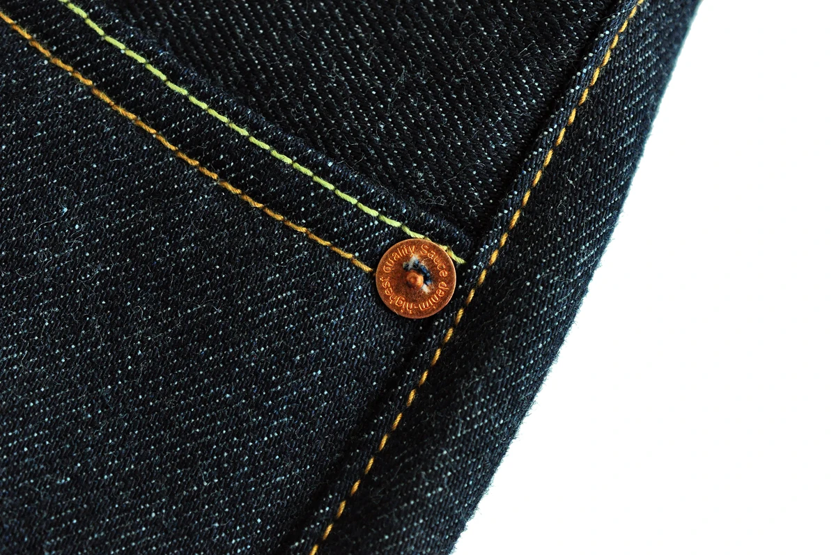 Saucezhan 316XX-18OZ Mens Jeans Selvedge Denim Jeans Raw Denim Straight Thick Autumn and Winter Vintage Jeans Pants
