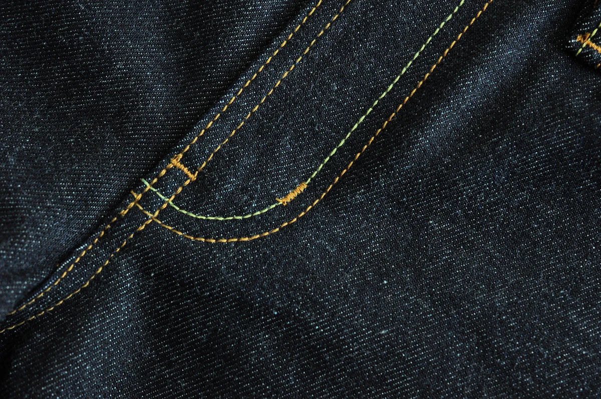 Saucezhan 316XX-18OZ Mens Jeans Selvedge Denim Jeans Raw Denim Straight Thick Autumn and Winter Vintage Jeans Pants