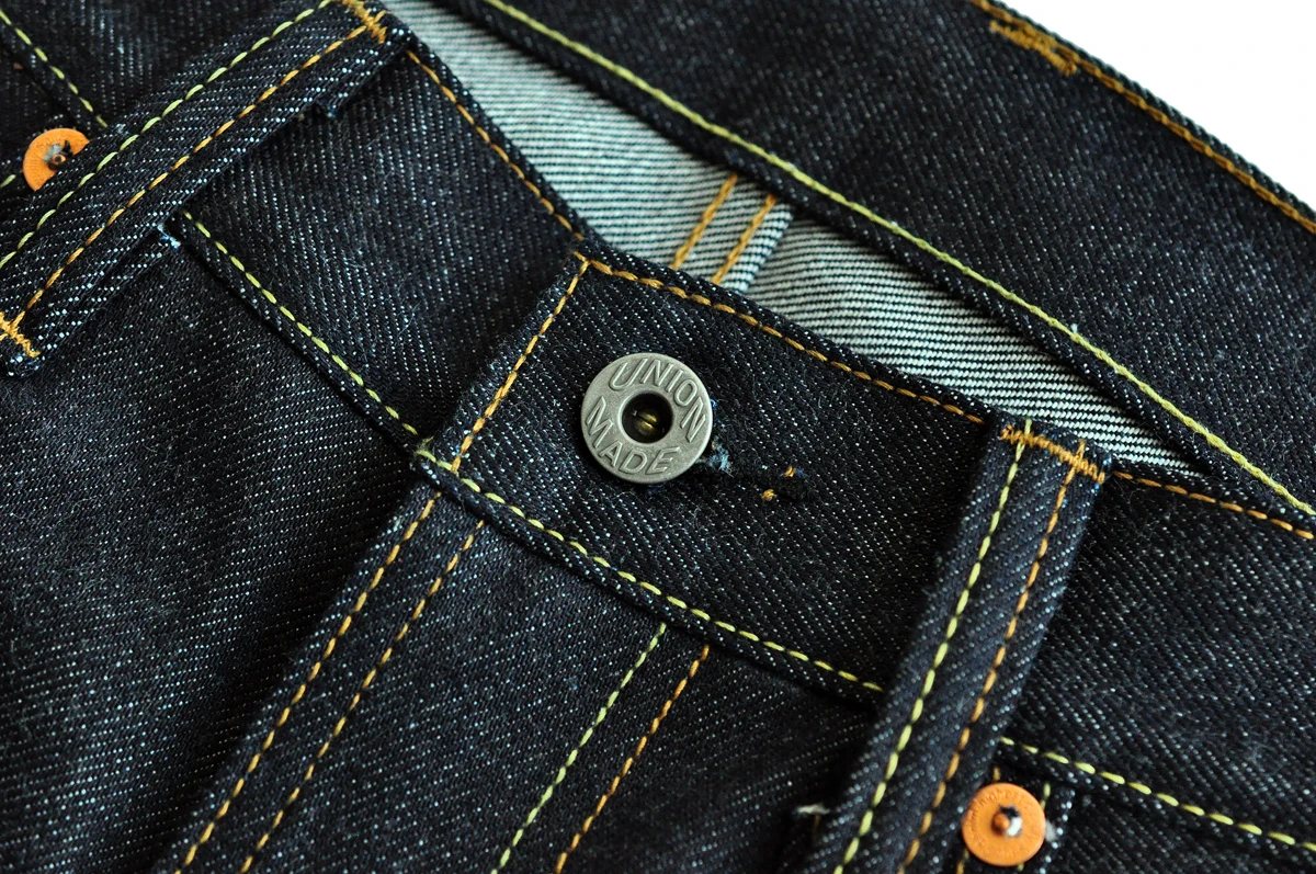 Saucezhan 316XX-18OZ Mens Jeans Selvedge Denim Jeans Raw Denim Straight Thick Autumn and Winter Vintage Jeans Pants