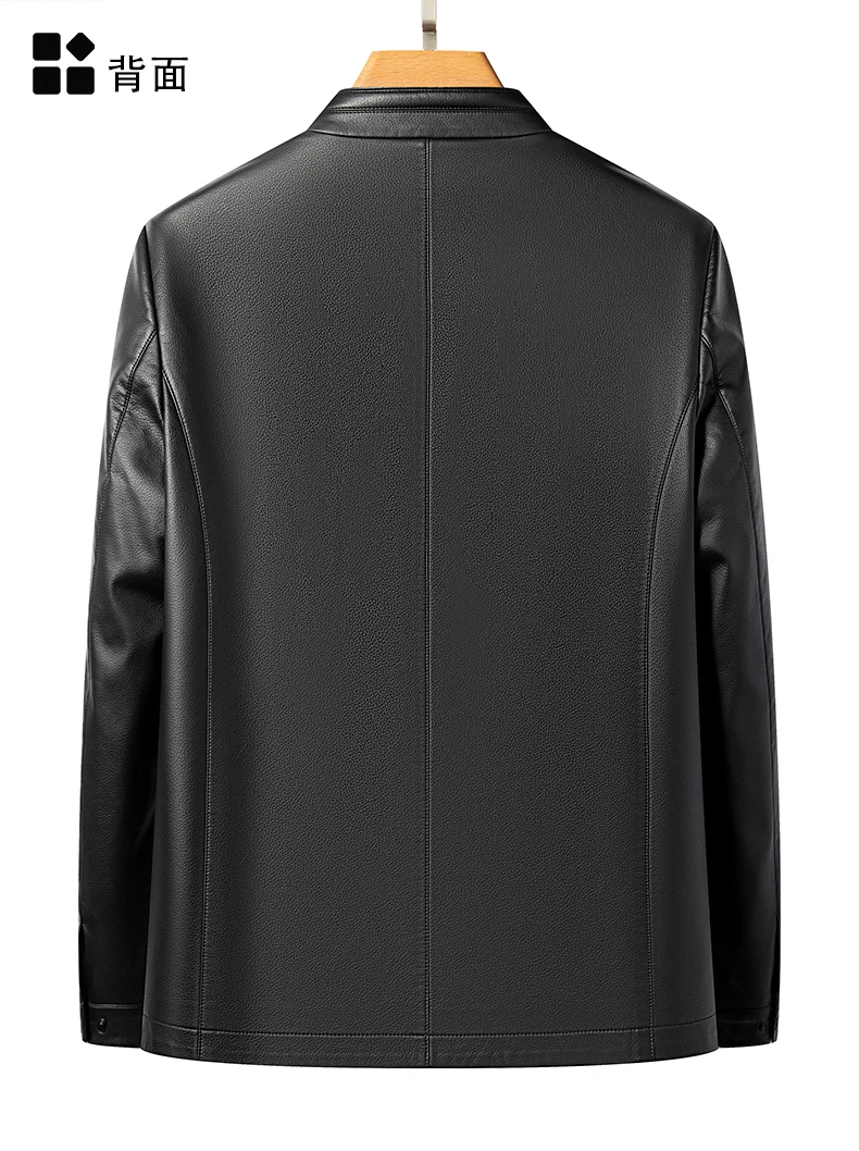 YN-2581 Spring And Autumn New Men's Genuine Leather Coat, Fur Integrated, Casual Natural Sheepskin Coat, Winter Thickened Top