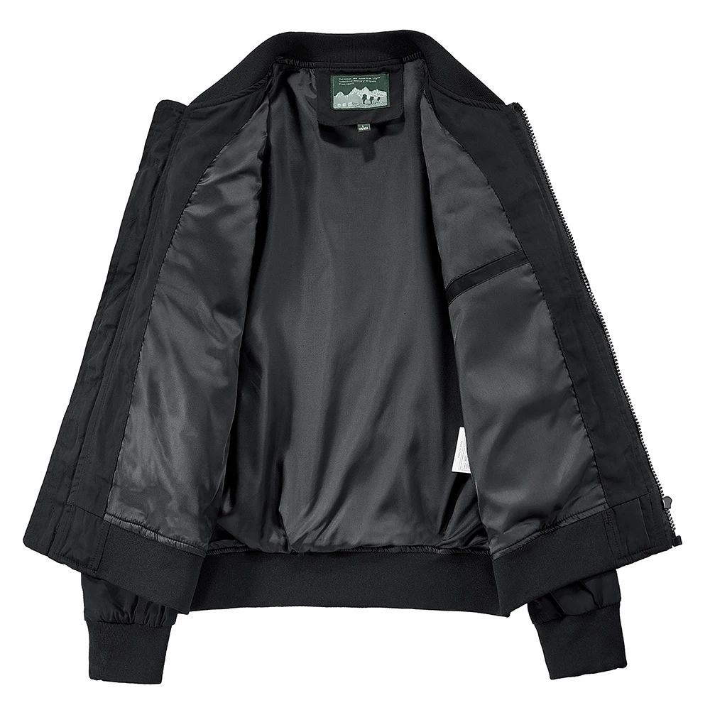 Spring And Autumn New Men's Jacket Solid Color Multi-Pocket Zipper Jacket Fashion Simple Casual Versatile Mening's Clothing