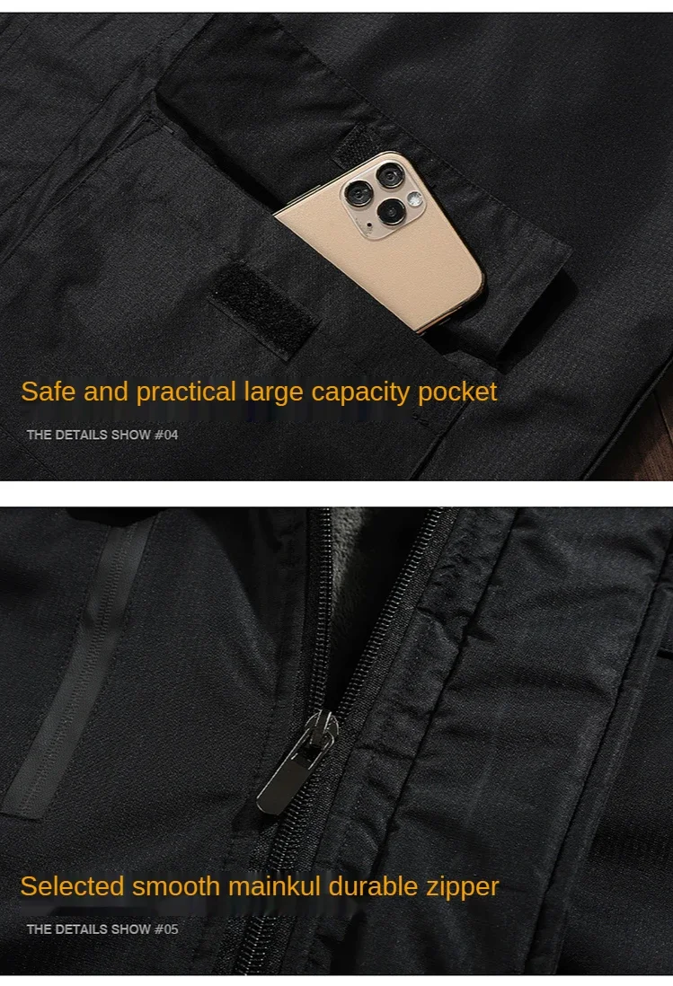 2026 9XL Mens Winter Jacket Fleece Lining Zip Hood Warm Parka Male Large Size Waterproof Big Extra Plus 8XL Windbreaker Mountain