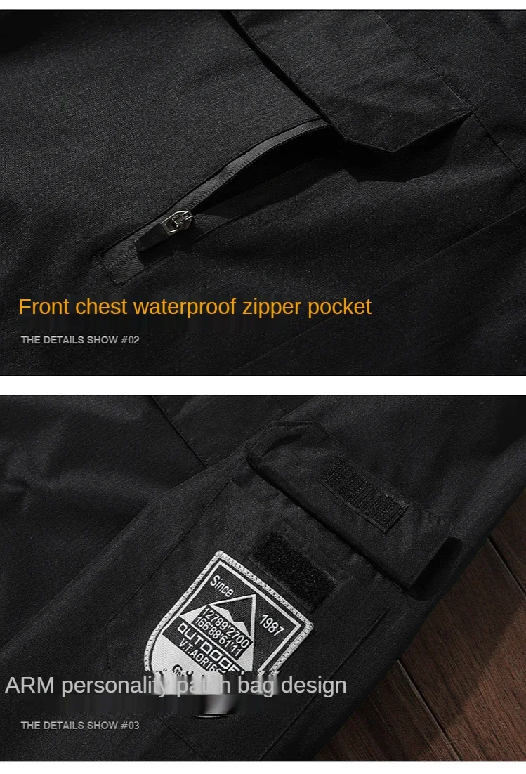 2026 9XL Mens Winter Jacket Fleece Lining Zip Hood Warm Parka Male Large Size Waterproof Big Extra Plus 8XL Windbreaker Mountain