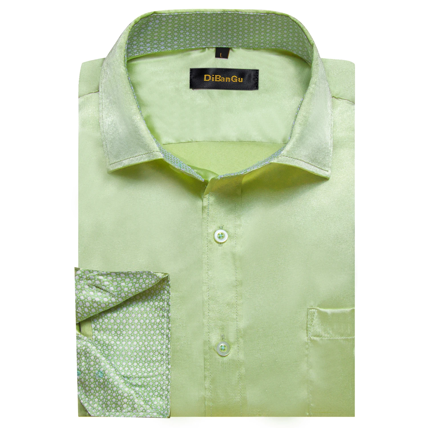 Luxury Elegant Dress Shirts for Men Stretch Satin Long Sleeve Casual Social Shirt Designer Contrasting Paisley Clothing