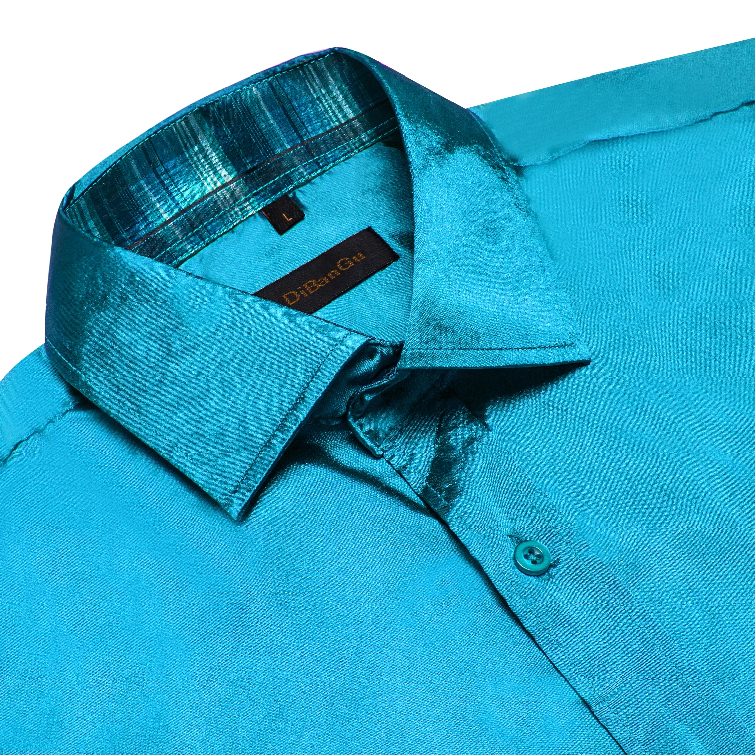 Luxury Elegant Dress Shirts for Men Stretch Satin Long Sleeve Casual Social Shirt Designer Contrasting Paisley Clothing
