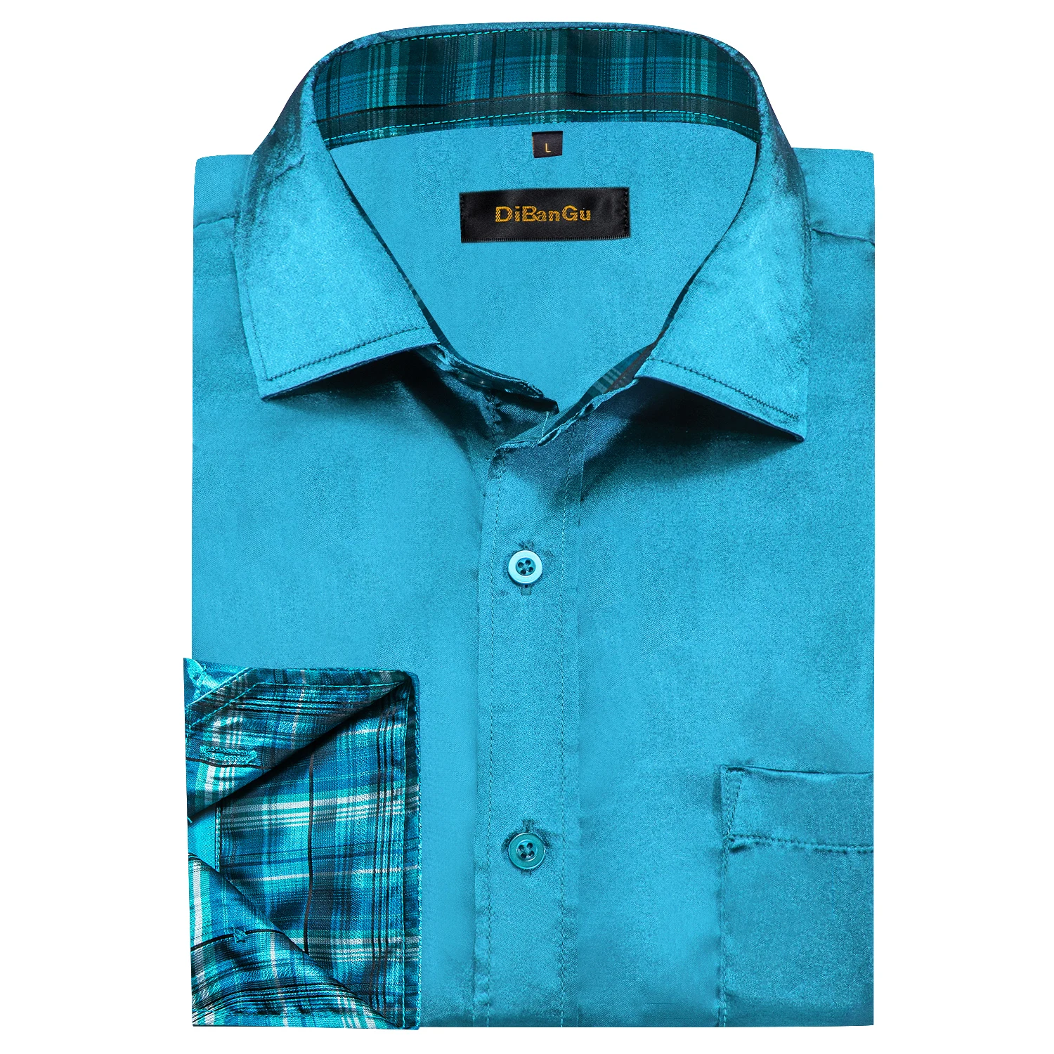 Luxury Elegant Dress Shirts for Men Stretch Satin Long Sleeve Casual Social Shirt Designer Contrasting Paisley Clothing