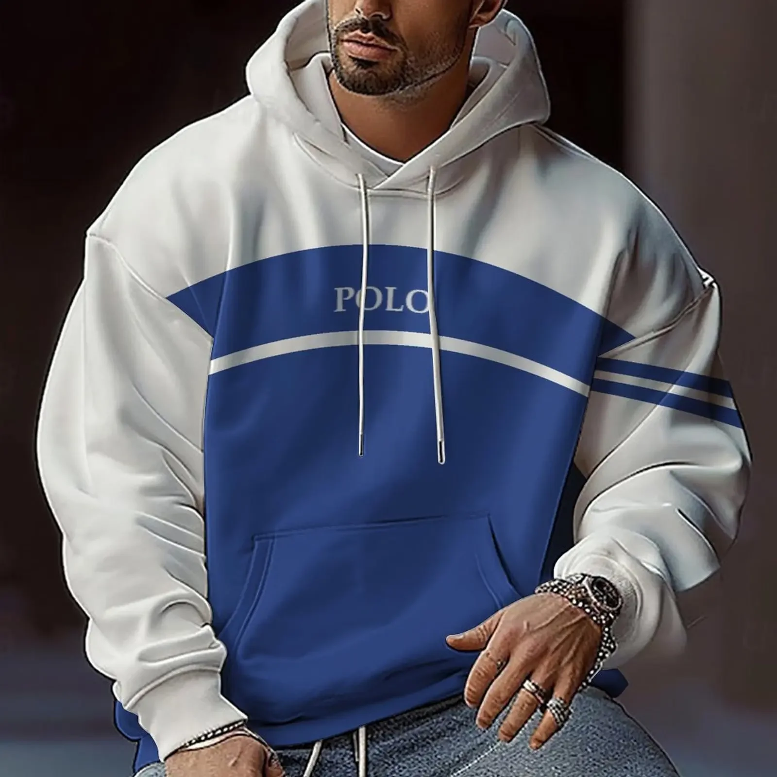 2024 New Trend Casual Loose Hat Sweater Men's Suit Tech Fleece Clothing  Sweatpants  Suits for Tracksuit Hoodies