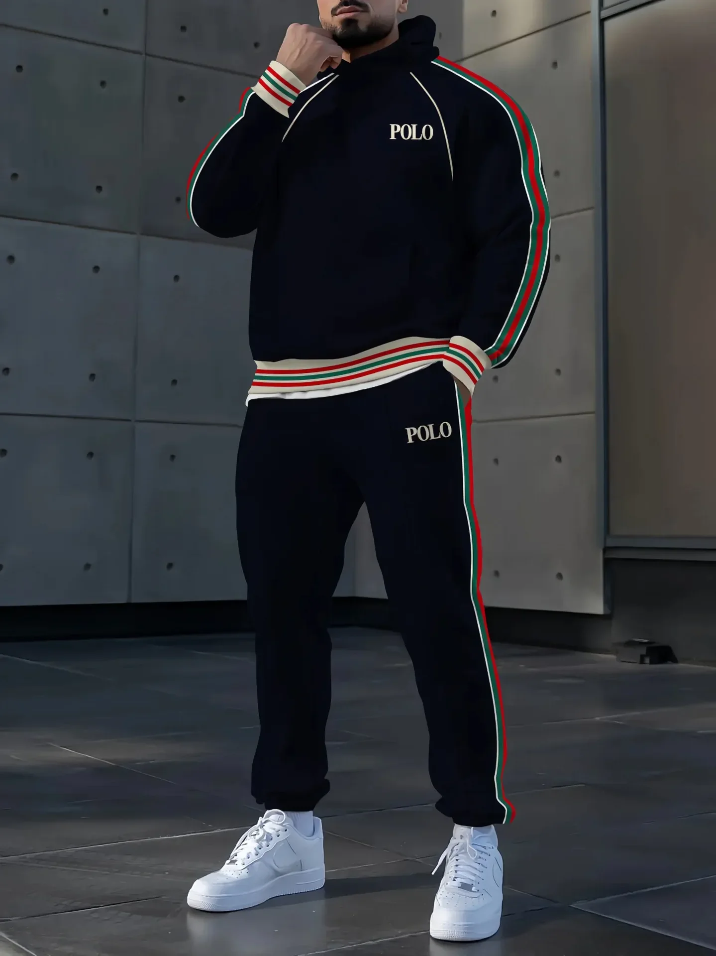 2024 New Trend Casual Loose Hat Sweater Men's Suit Tech Fleece Clothing  Sweatpants  Suits for Tracksuit Hoodies