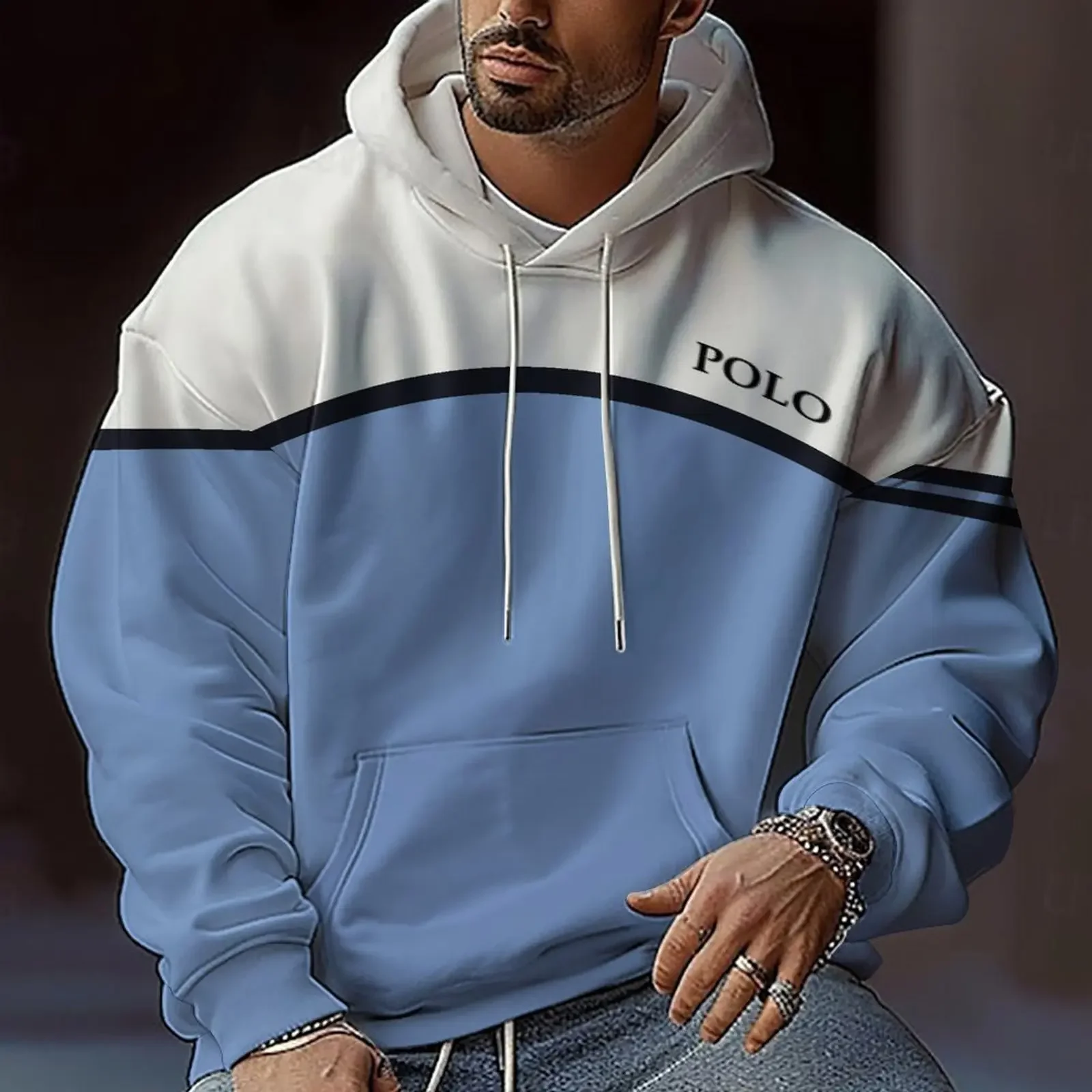 2024 New Trend Casual Loose Hat Sweater Men's Suit Tech Fleece Clothing  Sweatpants  Suits for Tracksuit Hoodies