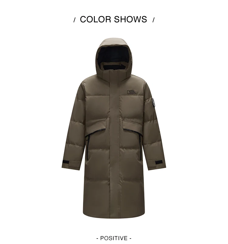 Semir Down Jacket Men Long Length 2026 New Winter Outerwear Waterproof and Warm Outdoor Travel Outerwear
