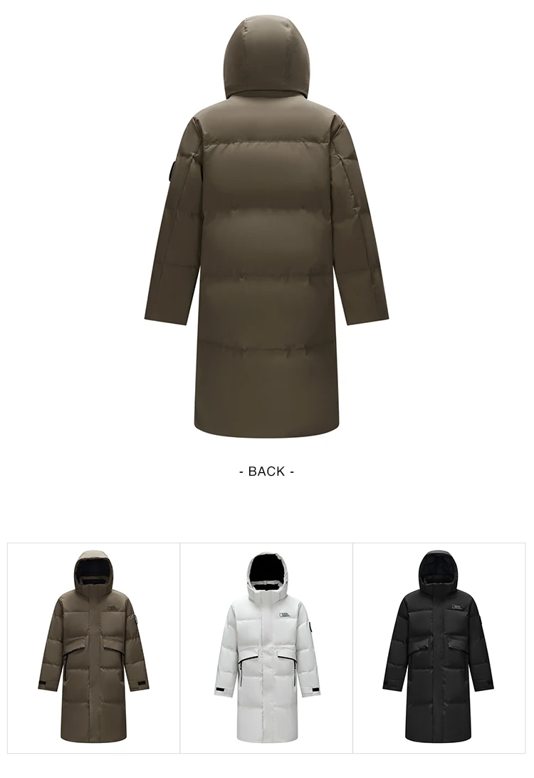 Semir Down Jacket Men Long Length 2026 New Winter Outerwear Waterproof and Warm Outdoor Travel Outerwear