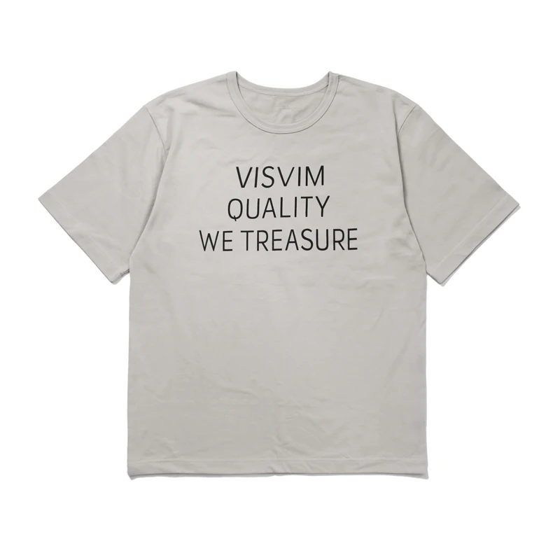 26SS Visvim Stitch Box Label T Shirt Japan Men Women High Quality Simple Print Label Short Sleeve Loose T-shirt Tops Tee