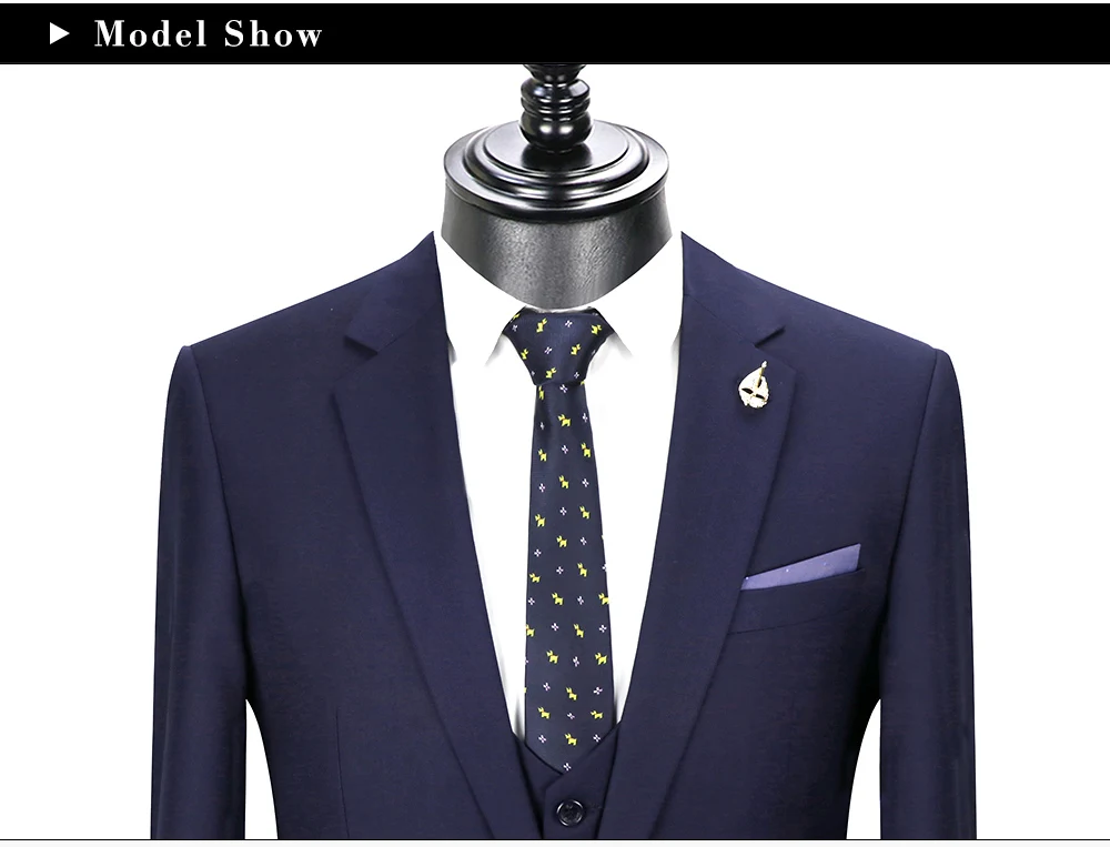 2026 DR DARO UOMO Men Suits Slim Fit for Business Work and Wedding Wear 3Pcs Set DRV6158