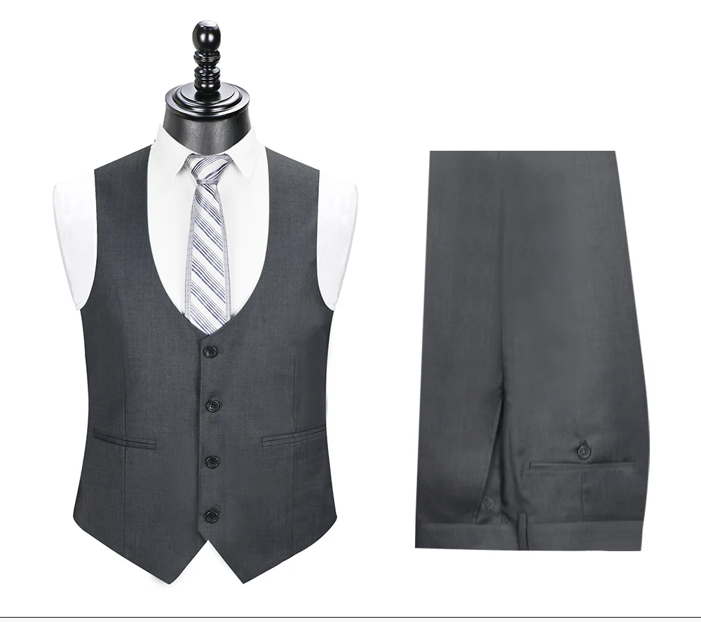 2026 DR DARO UOMO Men Suits Slim Fit for Business Work and Wedding Wear 3Pcs Set DRV6158