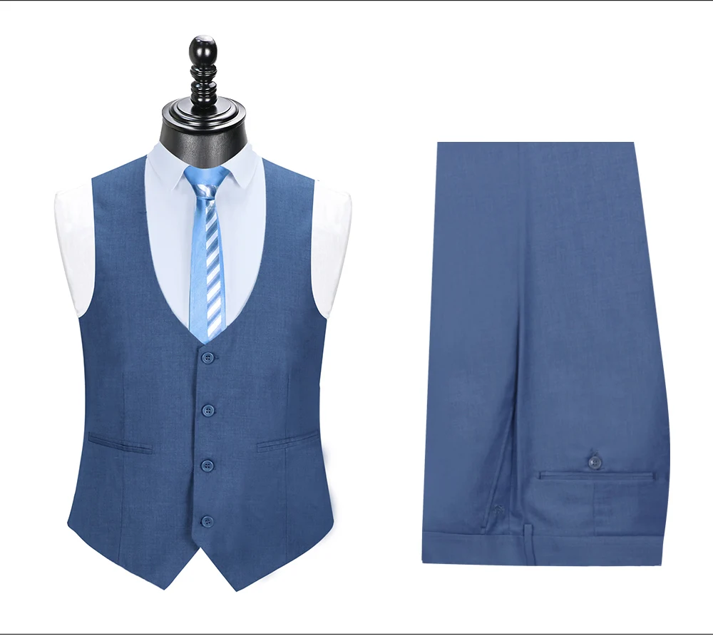 2026 DR DARO UOMO Men Suits Slim Fit for Business Work and Wedding Wear 3Pcs Set DRV6158