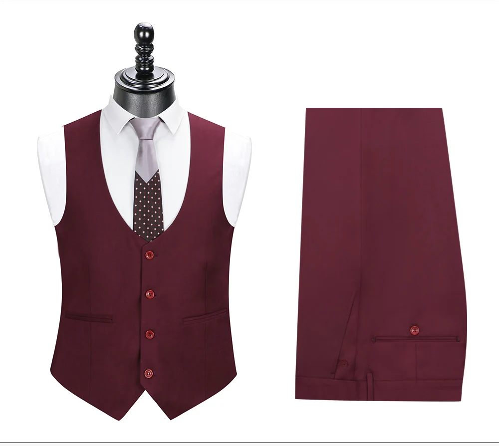 2026 DR DARO UOMO Men Suits Slim Fit for Business Work and Wedding Wear 3Pcs Set DRV6158