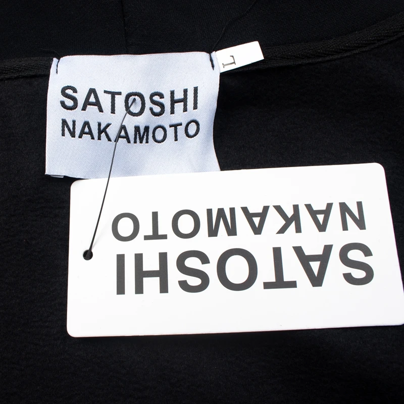 Full Hotfix Rhinestone SATOSHI Hoodie American High Street Classic Letter Print Retro Black Fleece Hooded Sweatshirt Men Women