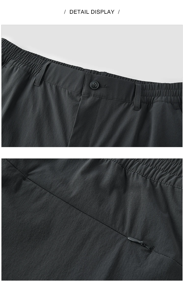 Semir Men Pants Cooling 2026 Quick Dry Straight Solid Stretch Urban Casual Everyday Style Soft Comfortable Daily Wear Trendy