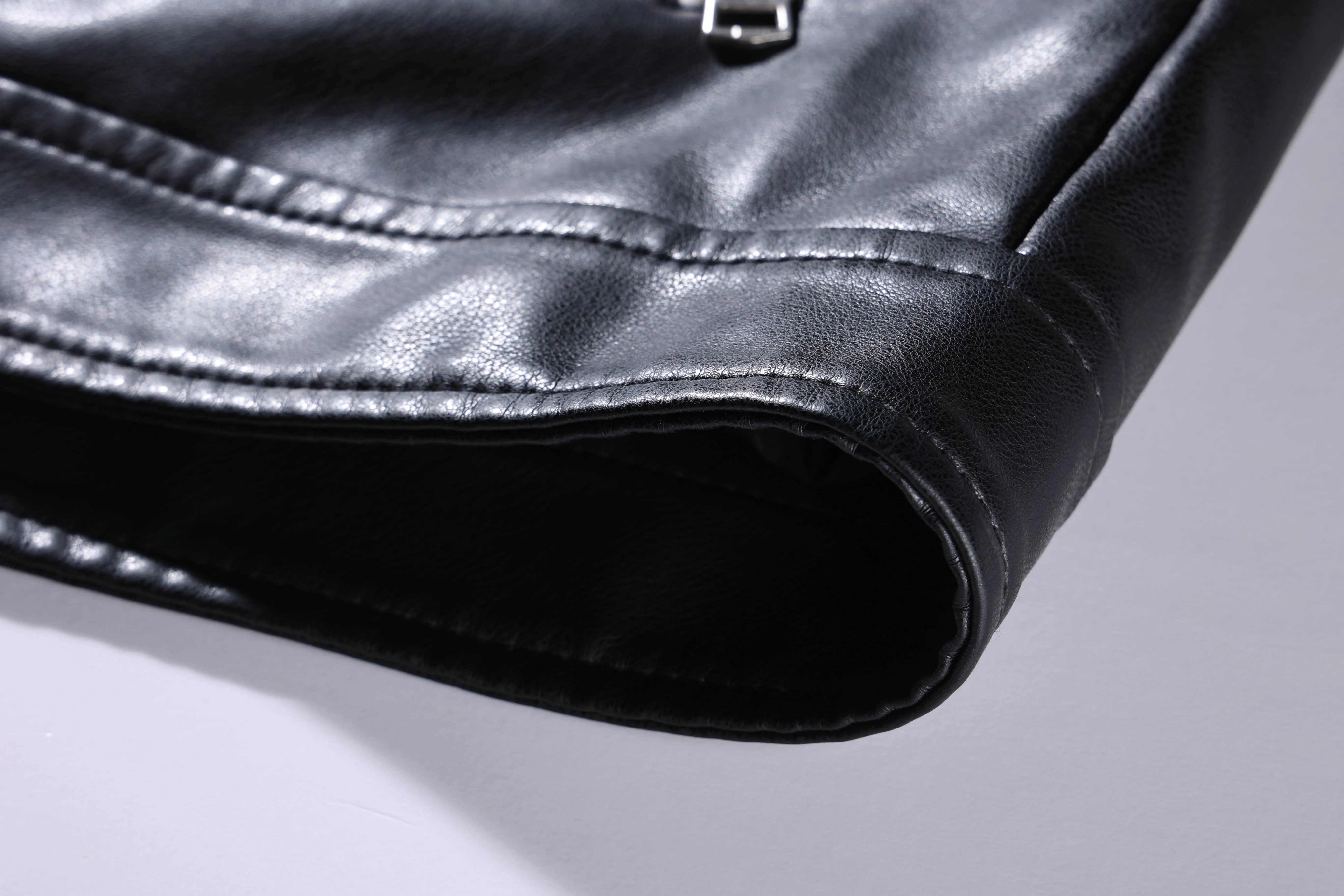 Men's Leather Jackets Autumn Casual Motorcycle PU Jacket Biker Leather Coats Brand Clothing EU Size