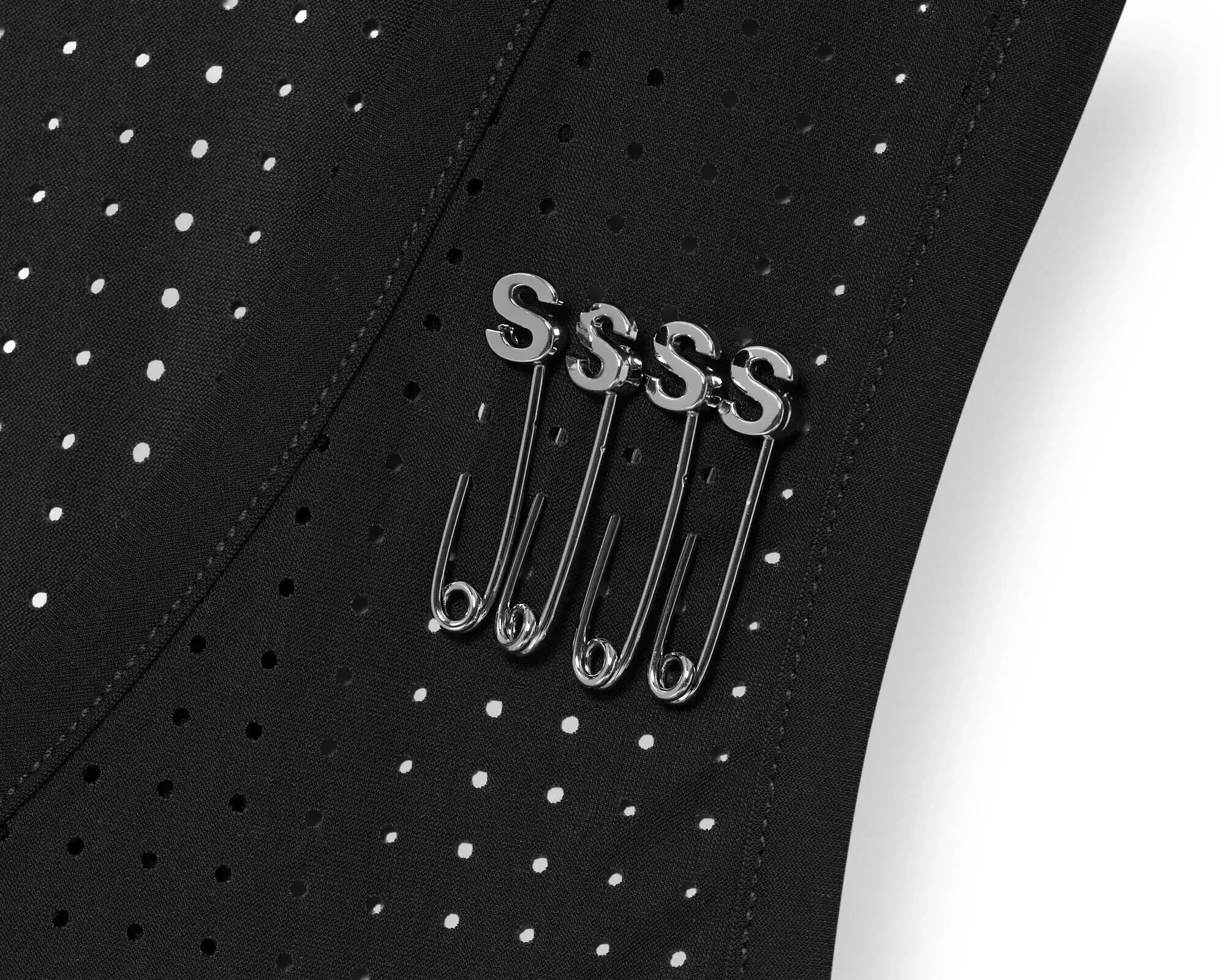 SATISFY Space Singlet sleeveless running vest breathable mesh letter print vest