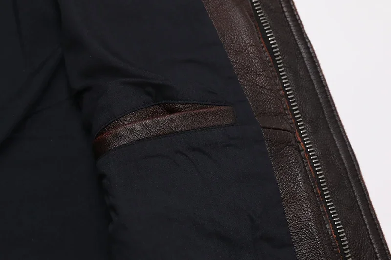 Classical Red Brown Vintage Genuine Leather Jacket Men 100% Natural Quality Cowhide Coat Male Slim Black Grey Jackets Clothes