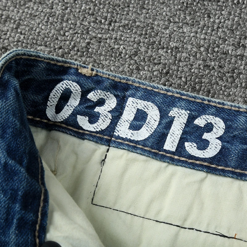 Summer New American Retro Heavyweight Denim Cargo Shorts Men's Fashion 100% Cotton Washed Make Old Straight Casual 5-point Pants