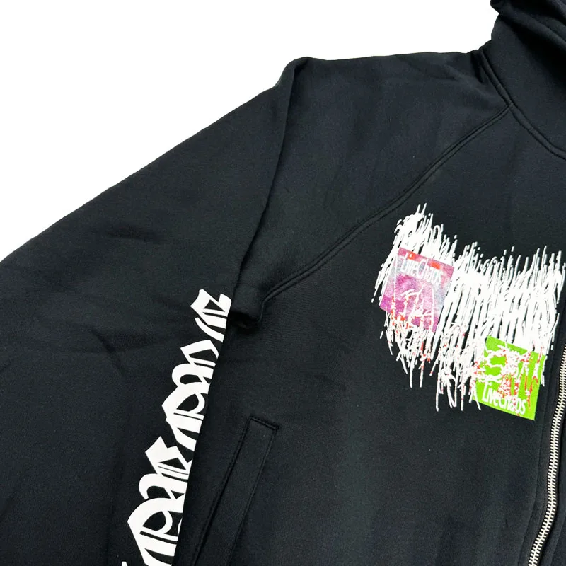 New Men KEN CARSON A Great Chaos actual hate Tour Pullover Hoodies Hoody Hooded Sweatshirts velvet Cotton Thick Fleece US N212